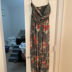 Band of gypsies strapless jumpsuit